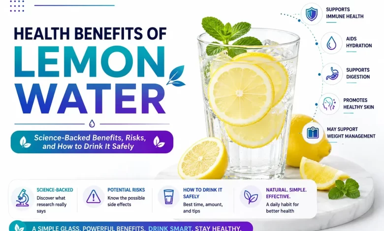 Amazing Health Benefits of Lemon Water