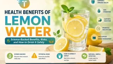Health Benefits of Lemon Water