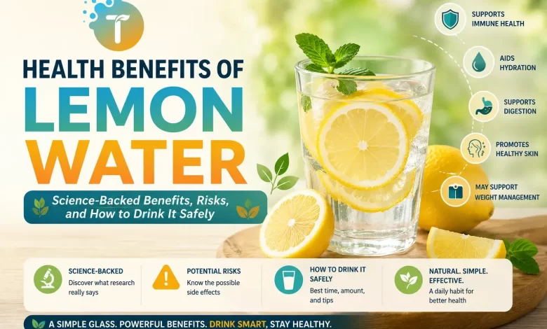Health Benefits of Lemon Water
