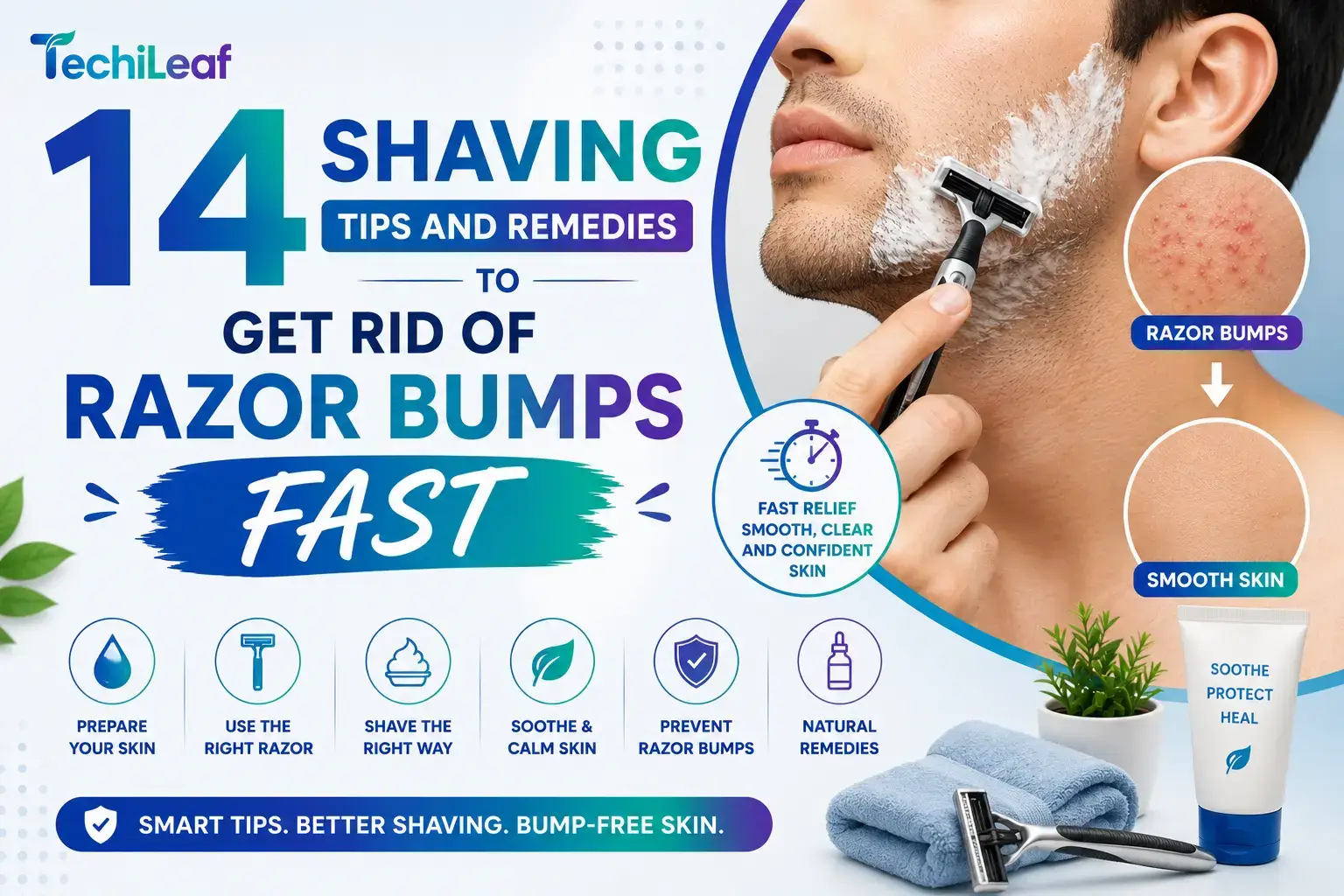 Remedies To Get Rid Of Razor Bumps Fast