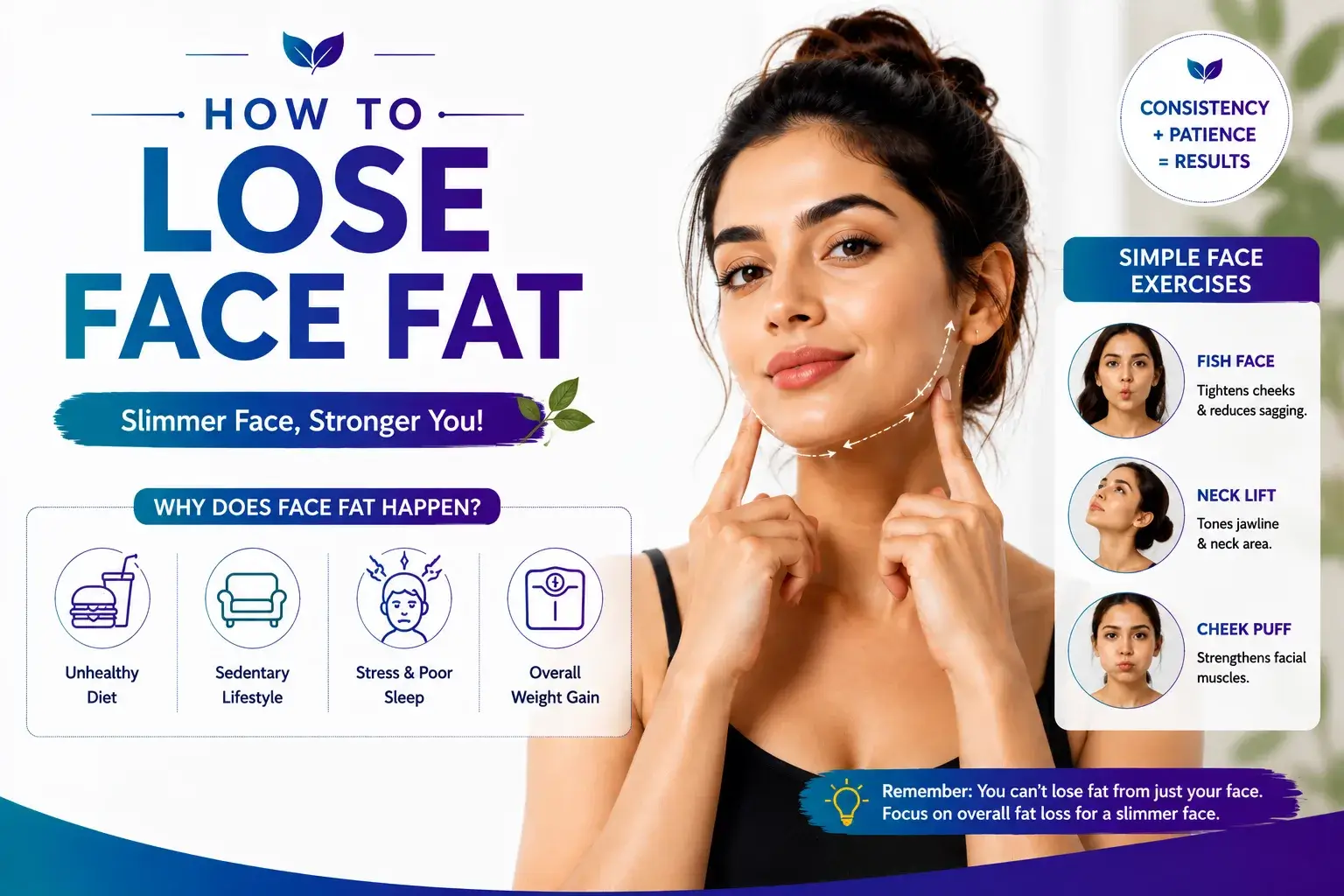 Ways to Lose Face Fat
