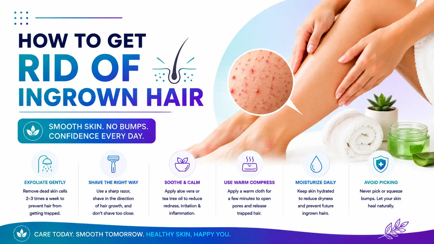 How To Get Rid Of Ingrown Hair Quickly And Safely