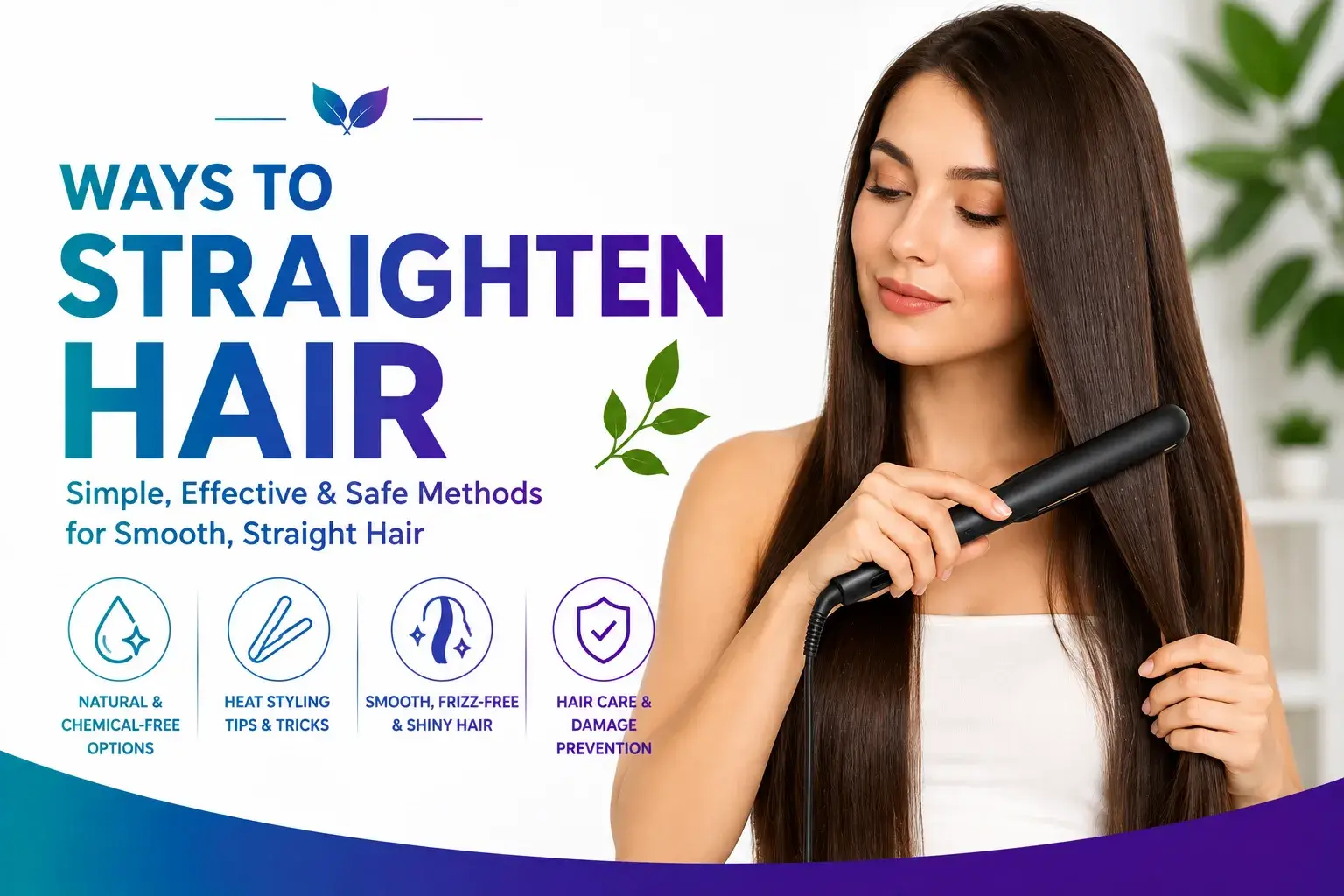 Amazing Ways to Straighten Hair