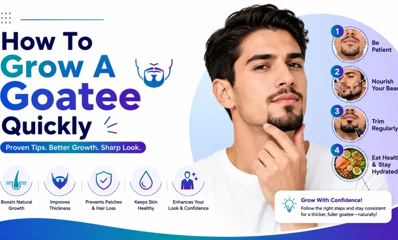 How To Grow A Goatee fast