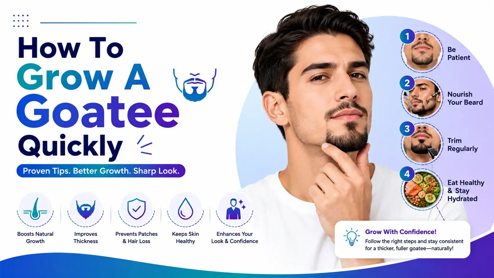 How To Grow A Goatee fast