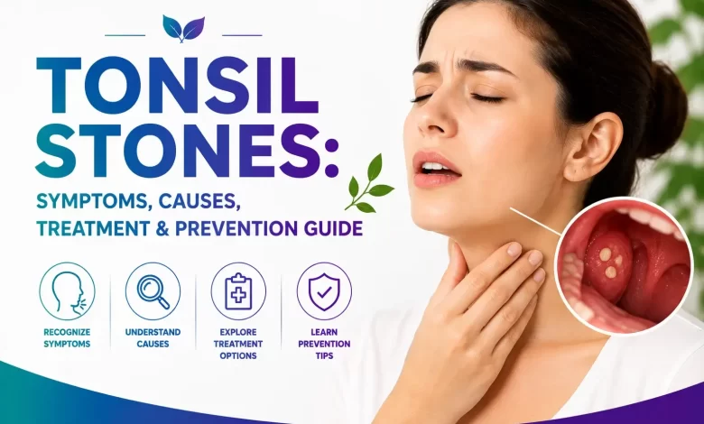 Tonsil Stones Symptoms, Causes, Treatment & Prevention