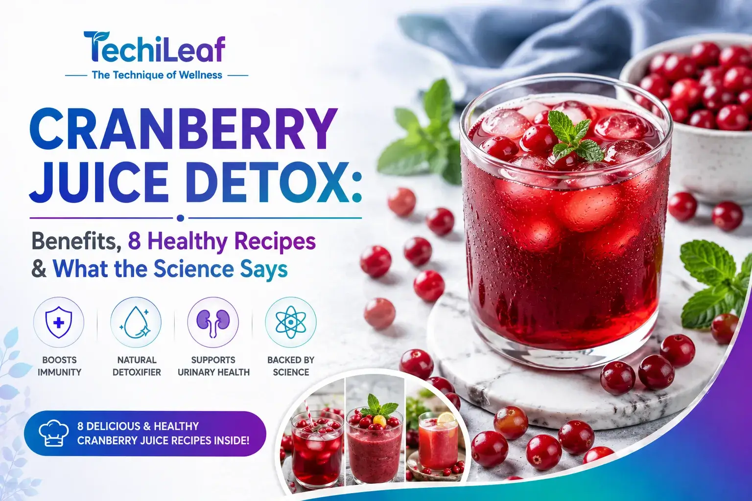 Cranberry Juice Detox Recipes to Cleanse Your System