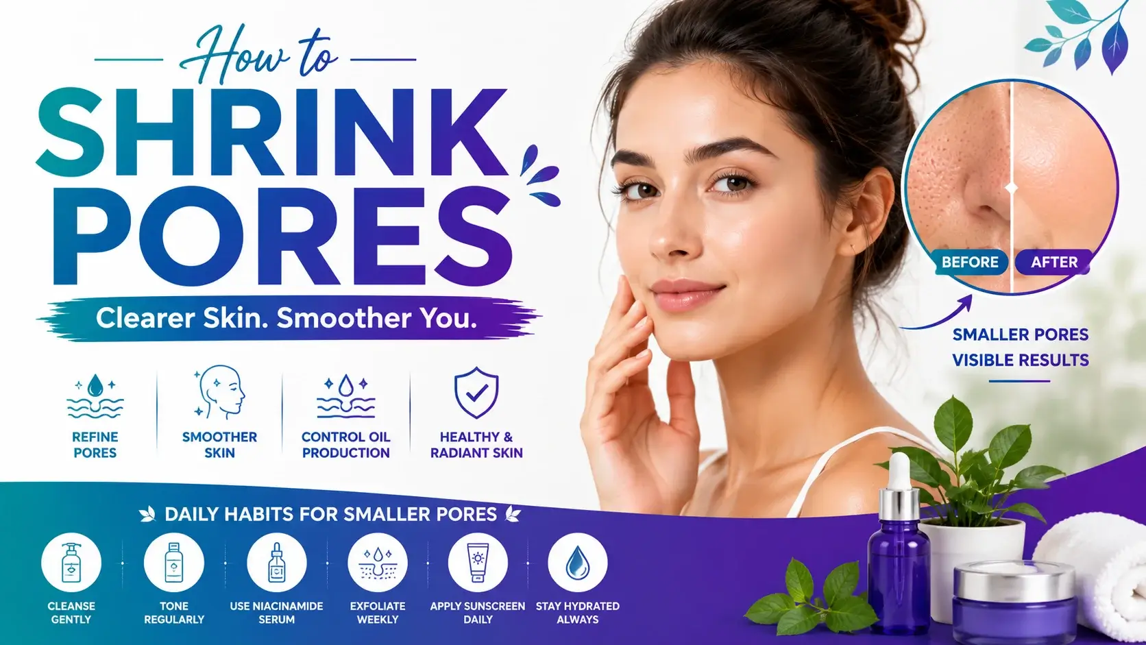 How to Shrink Pores - Amazing Tips
