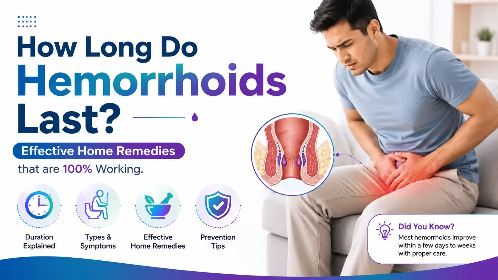 How Long Do Hemorrhoids Last and how to treat it