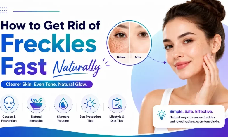 How to Get Rid of Freckles Fast