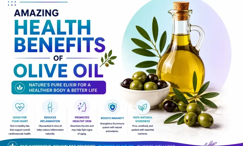 Amazing Health Benefits Of Olive Oil