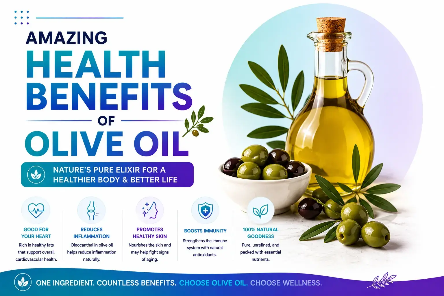 Amazing Health Benefits Of Olive Oil