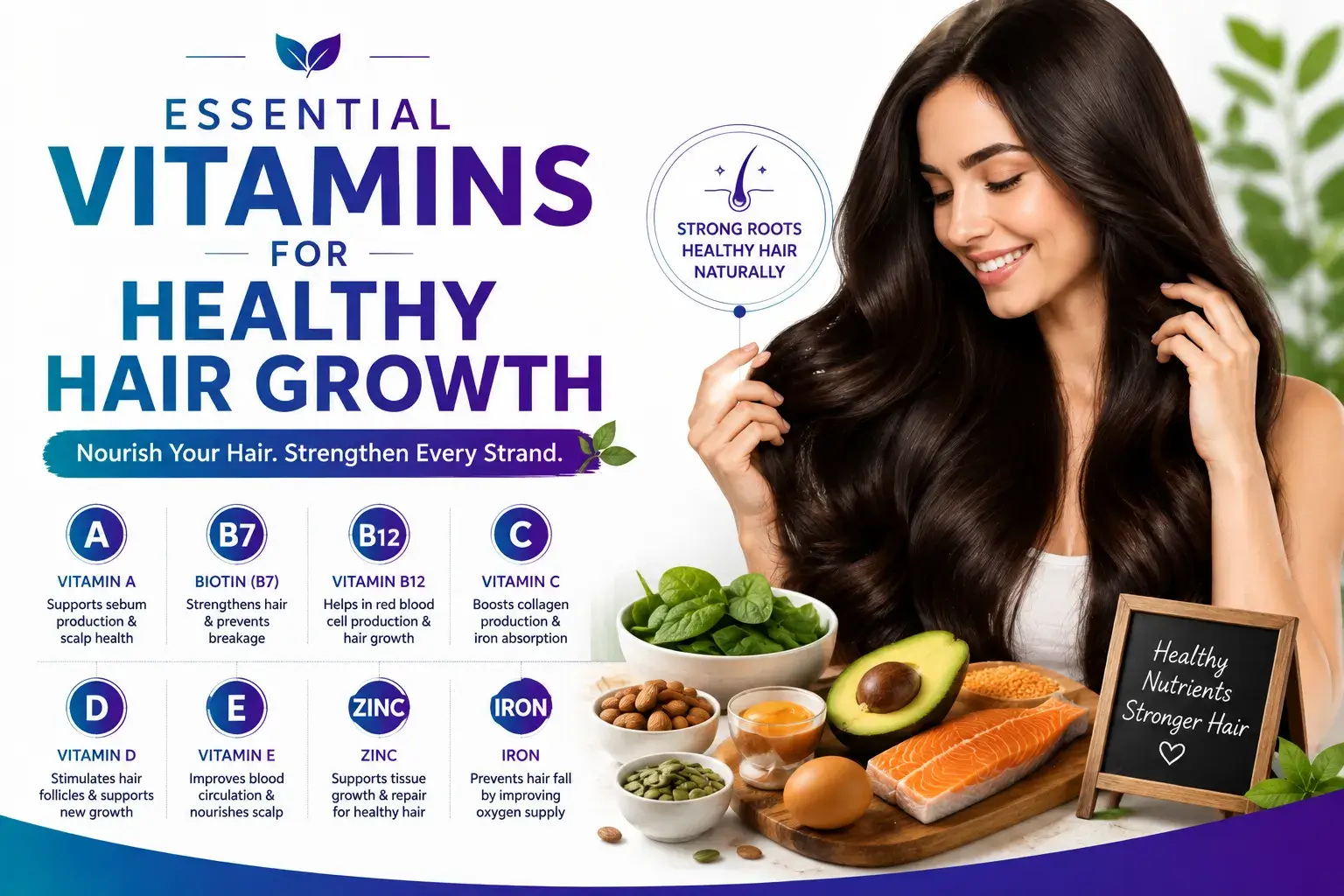 Essential Vitamins for Healthy Hair Growth