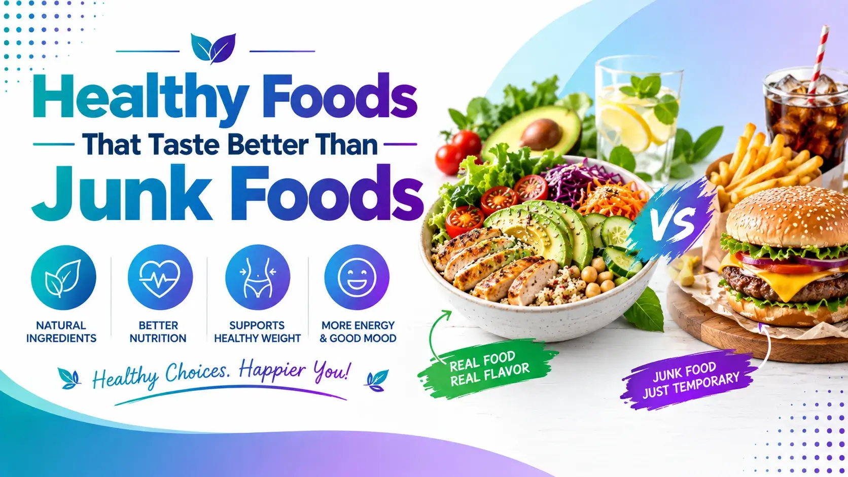 Healthy Foods That Taste Better Than Junk Foods