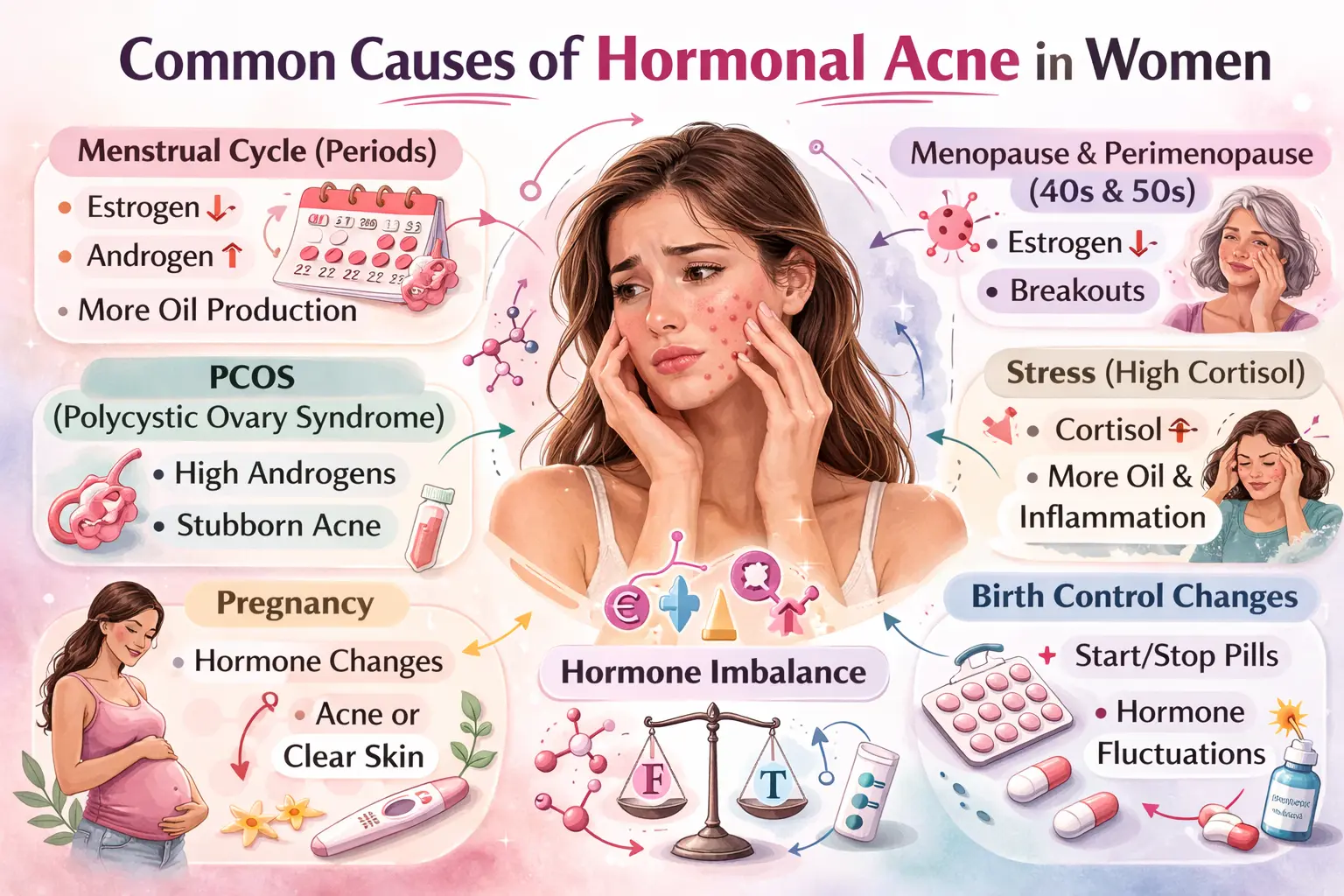 Cause Acne in Women