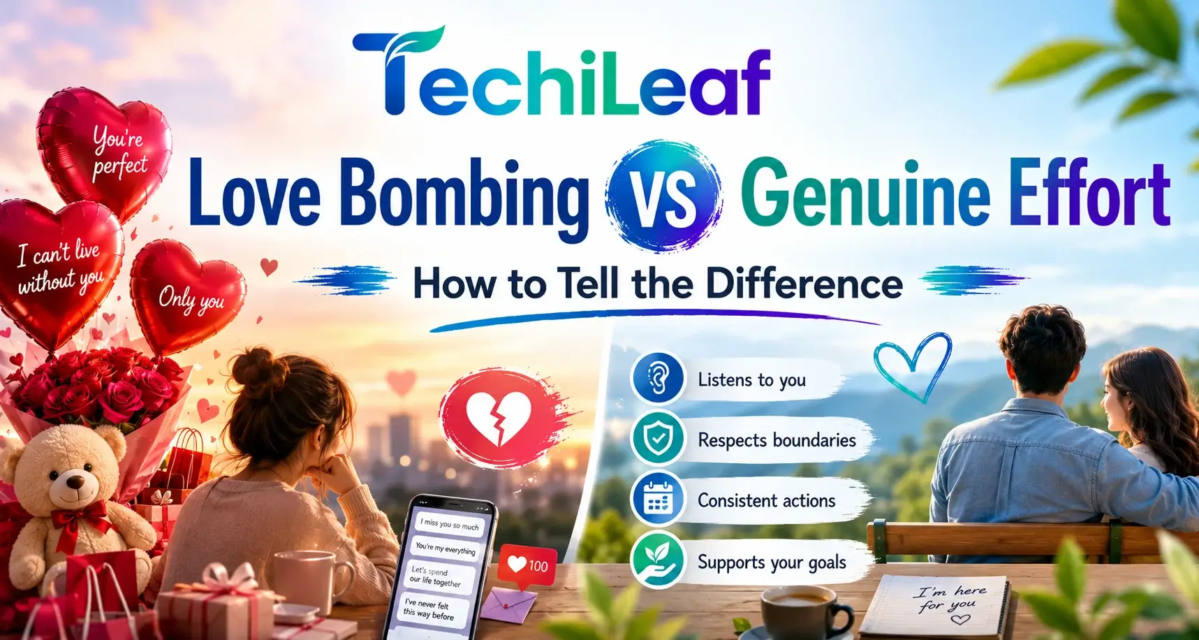 Love Bombing vs Genuine Effort